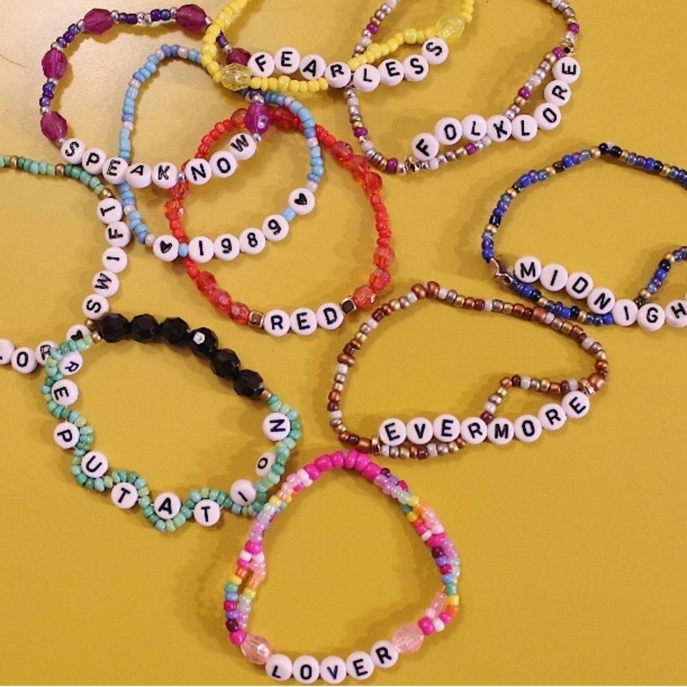 Taylor Swift Eras Tour Concert Friendship Bracelets | All 10 era pack beaded